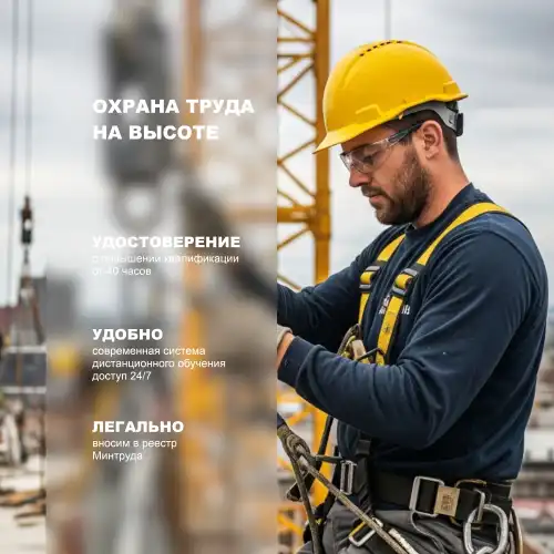 Обучение безопасным методам и приемам выполнения работ на высоте (3 группа)